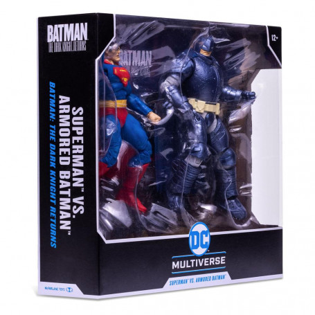 Mc Farlane DC Multiverse - Pack 2 figures Superman Vs Armored Batman (The Dark Knight Returns) 1/12