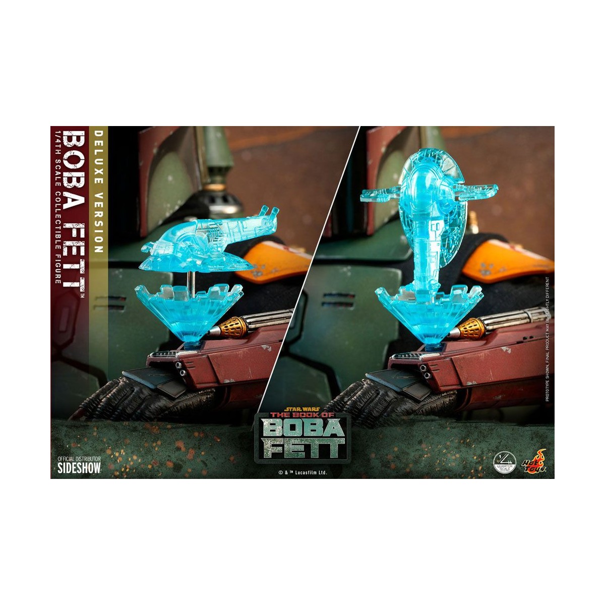 Hot Toys Star Wars - Boba Fett 1/4 Deluxe - The Book of Boba Fett