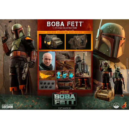Hot Toys Star Wars - Boba Fett 1/4 Deluxe - The Book of Boba Fett