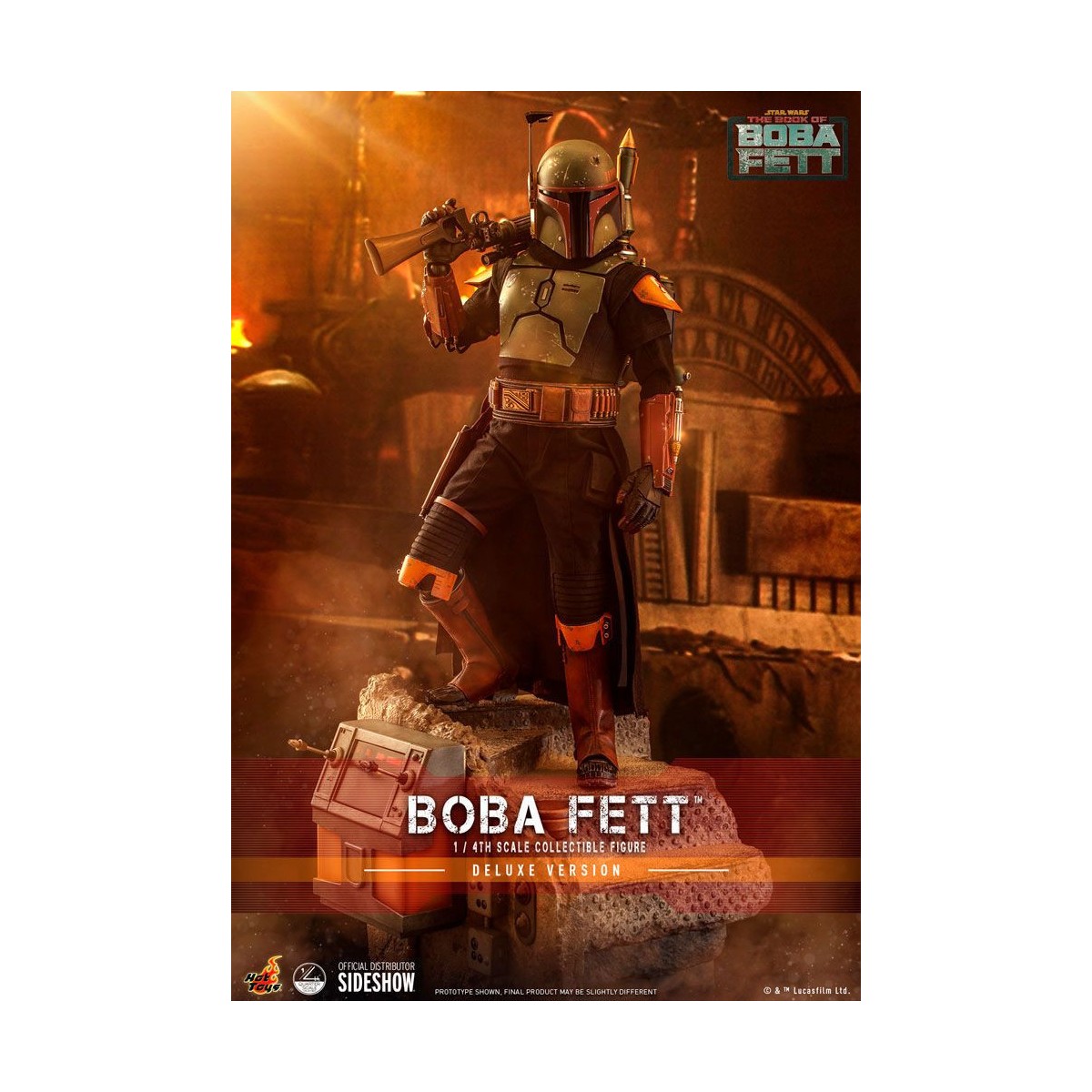 Hot Toys Star Wars - Boba Fett 1/4 Deluxe - The Book of Boba Fett