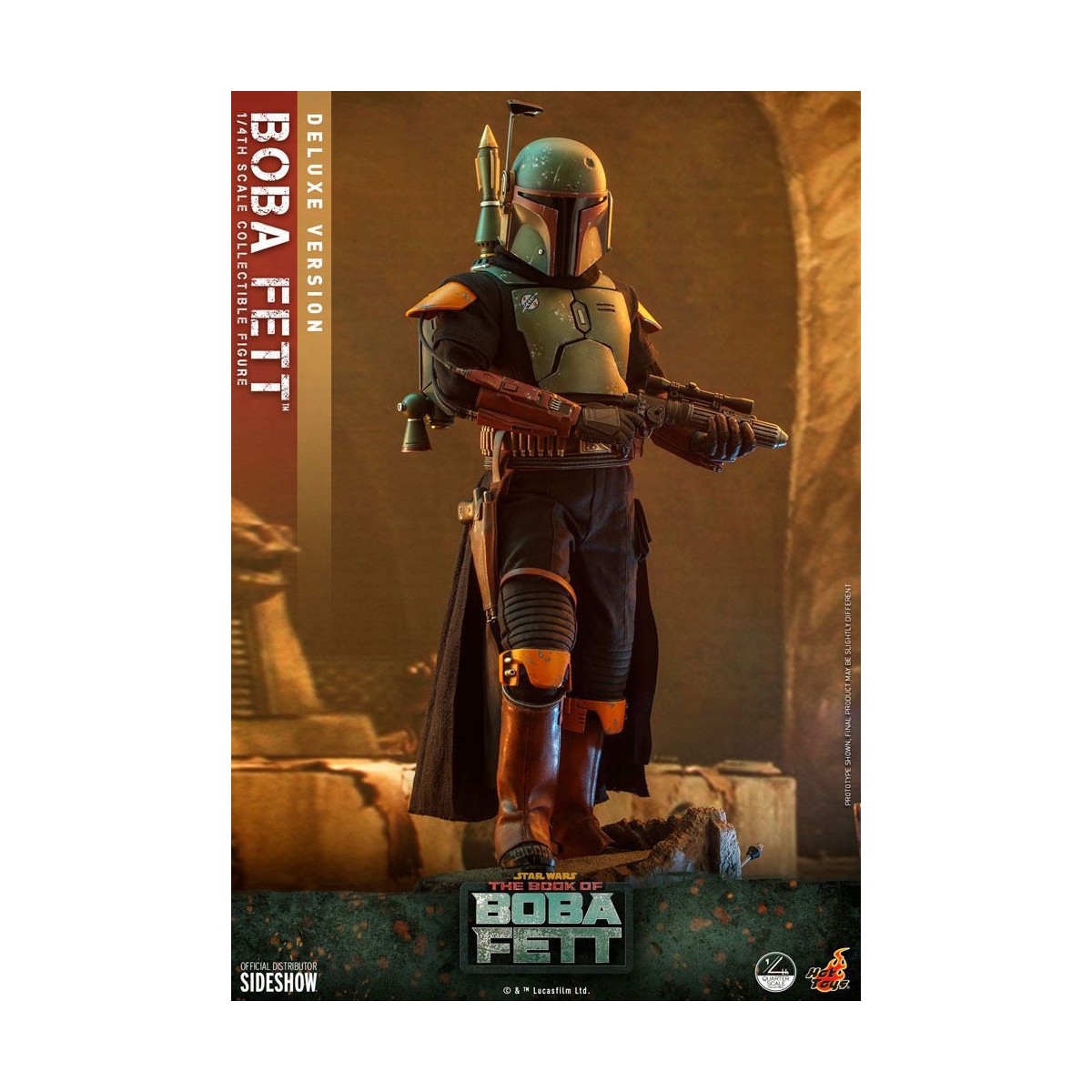 Hot Toys Star Wars - Boba Fett 1/4 Deluxe - The Book of Boba Fett