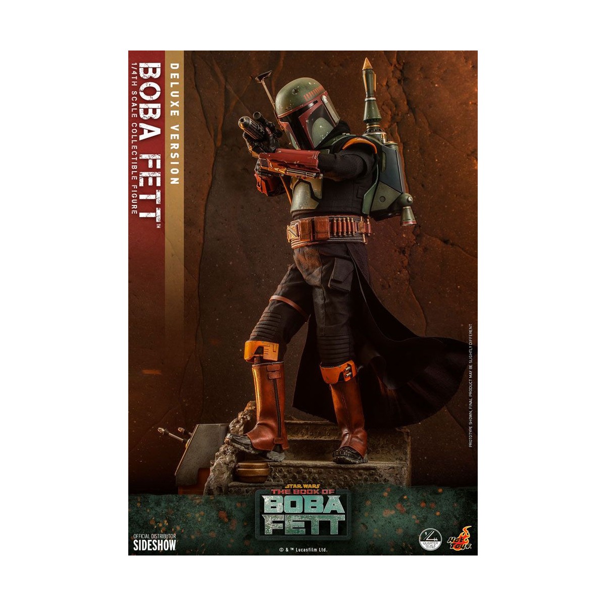 Hot Toys Star Wars - Boba Fett 1/4 Deluxe - The Book of Boba Fett
