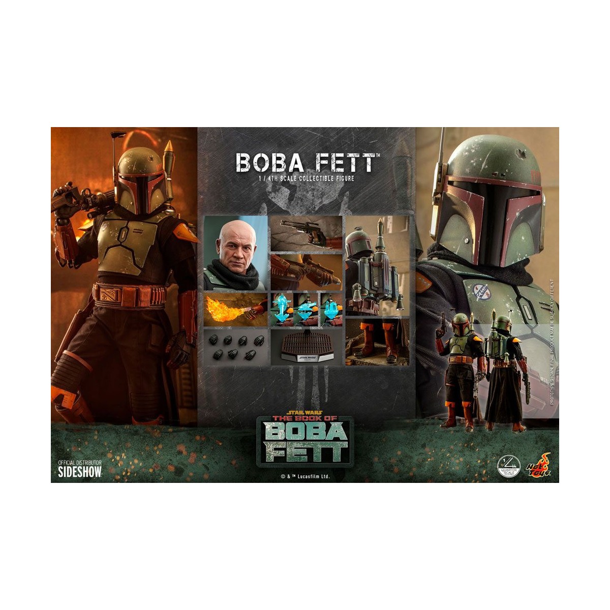 Hot Toys Star Wars - Boba Fett 1/4 - The Book of Boba Fett
