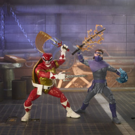 Hasbro - Pack 2 RAPHAEL & FOOT SOLDIER TOMMY figures - Lightning Power Rangers Collection