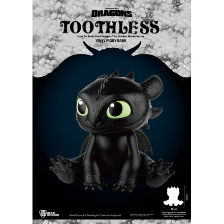 Beast Kingdom Toothless giant money box Crocmou - How to train your Dragon
