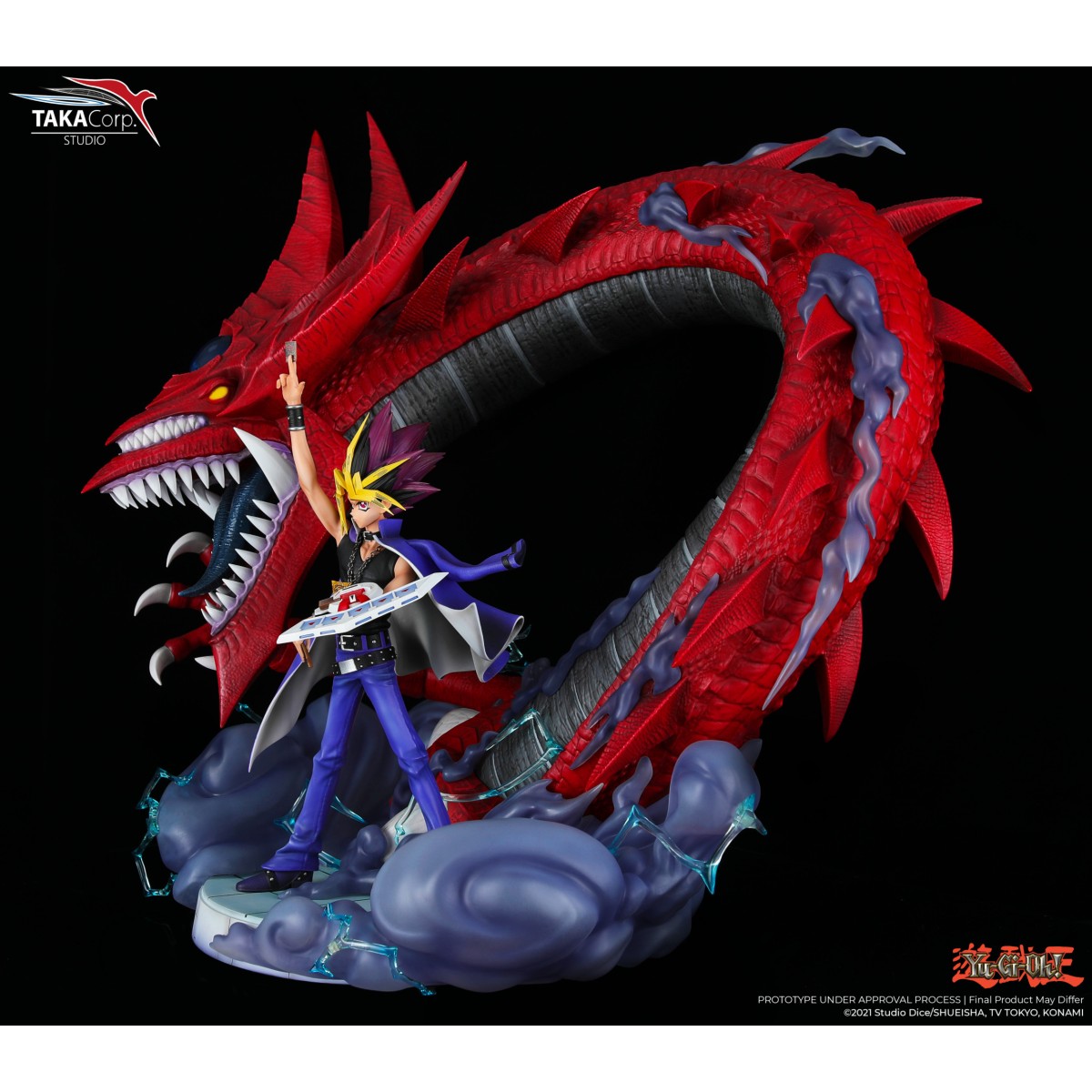 Taka Corp - Yu Gi-Oh! - Yami Yugi & Slifer The Celestial Dragon Statue - 1/6