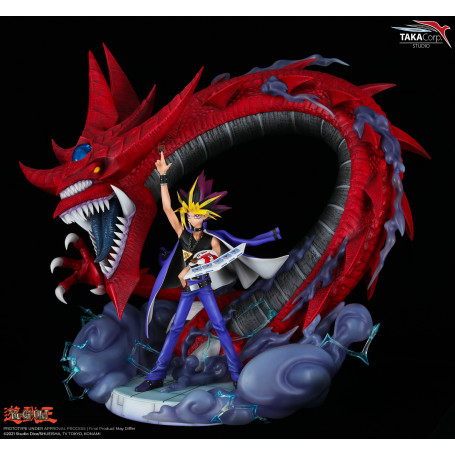 Taka Corp - Yu Gi-Oh! - Yami Yugi & Slifer The Celestial Dragon Statue - 1/6