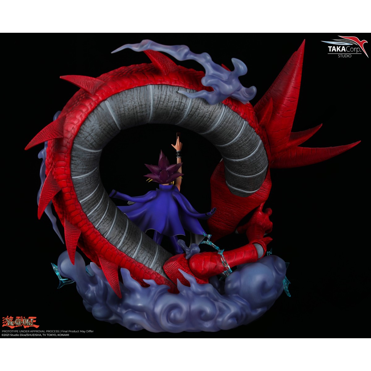 Taka Corp - Yu Gi-Oh! - Yami Yugi & Slifer The Celestial Dragon Statue - 1/6