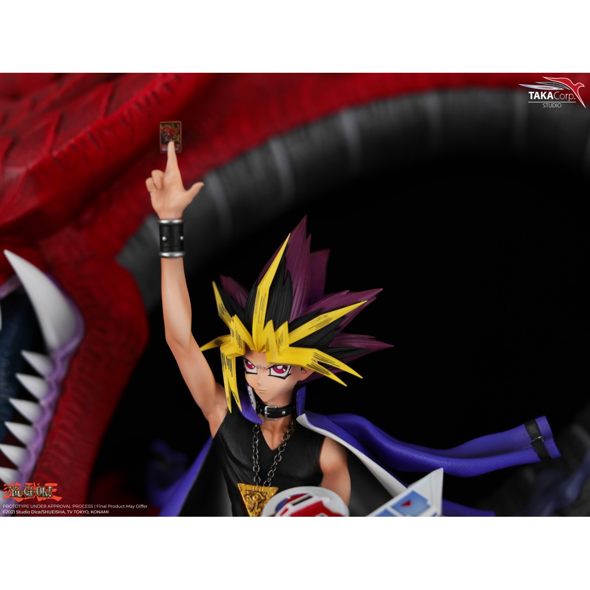 Taka Corp - Yu Gi-Oh! - Yami Yugi & Slifer The Celestial Dragon Statue - 1/6