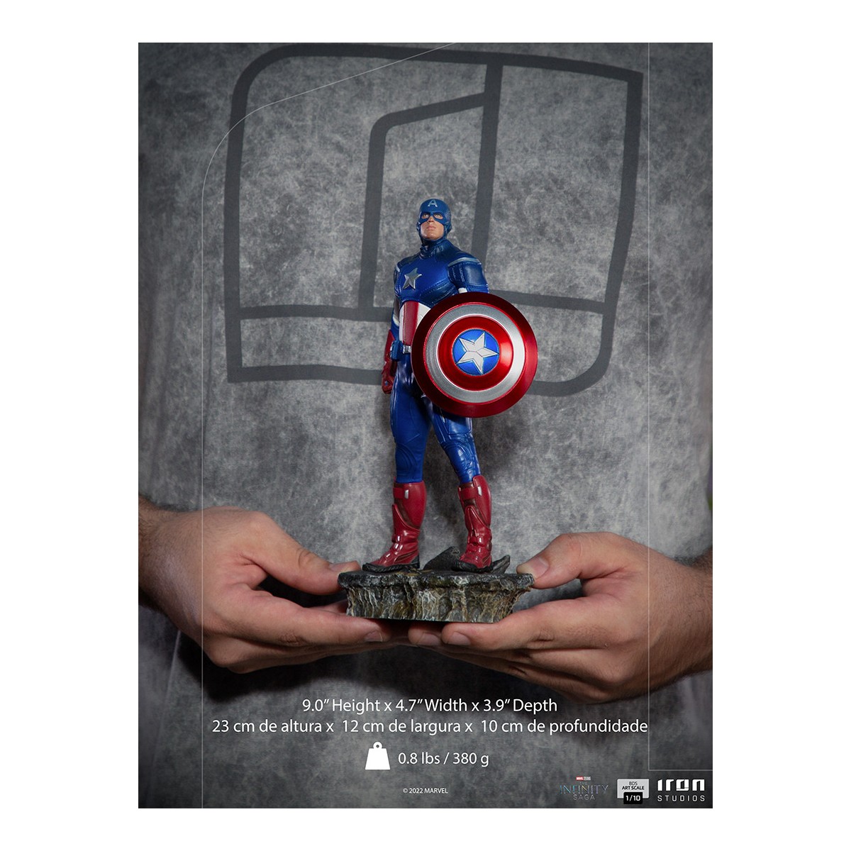 Iron Studios - CAPTAIN AMERICA - Battle of NY The Infinity Saga 1/10 BDS Art Scale