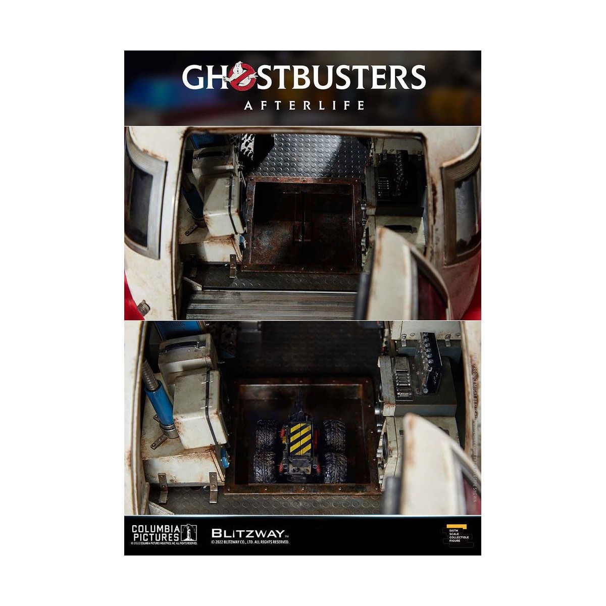 Blitzway Ghostbusters Heritage Vehicle 1/6 ECTO-1 1959 Cadillac - Ghostbusters Afterlife