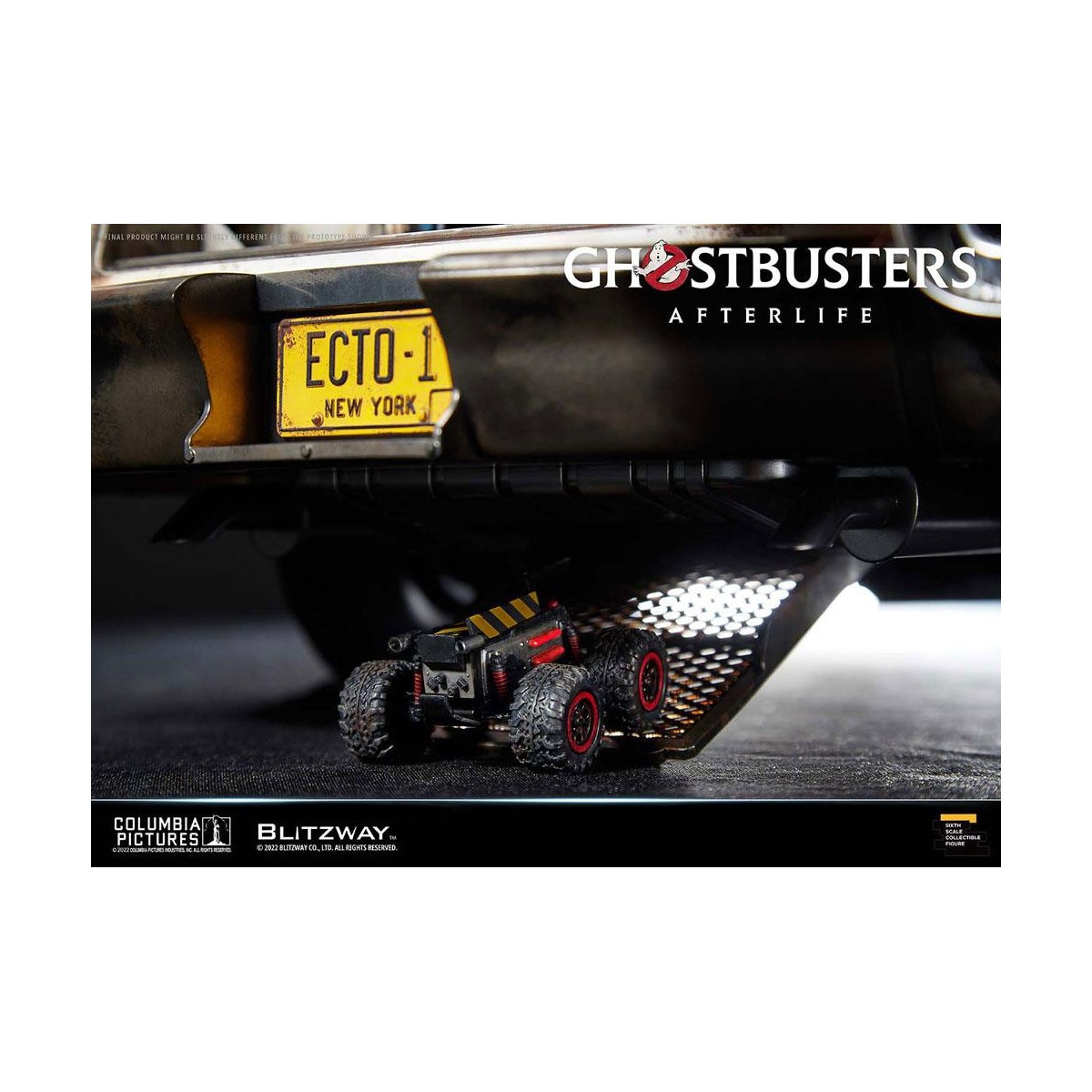 Blitzway Ghostbusters Heritage Vehicle 1/6 ECTO-1 1959 Cadillac - Ghostbusters Afterlife