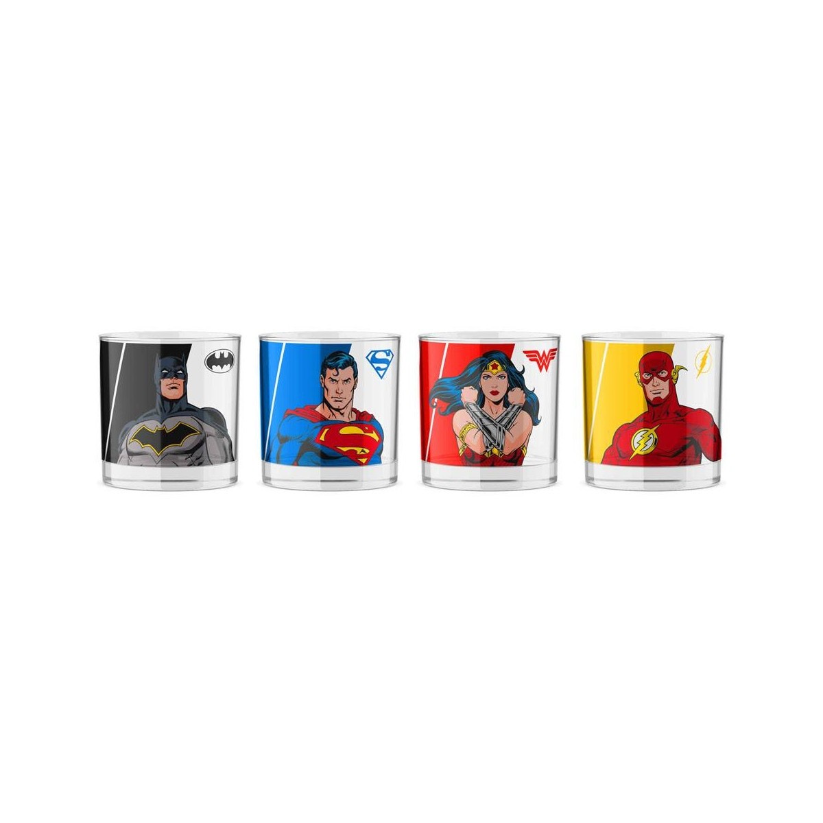 SD TOYS DC Comics - Set of 4 Justice League shot glasses