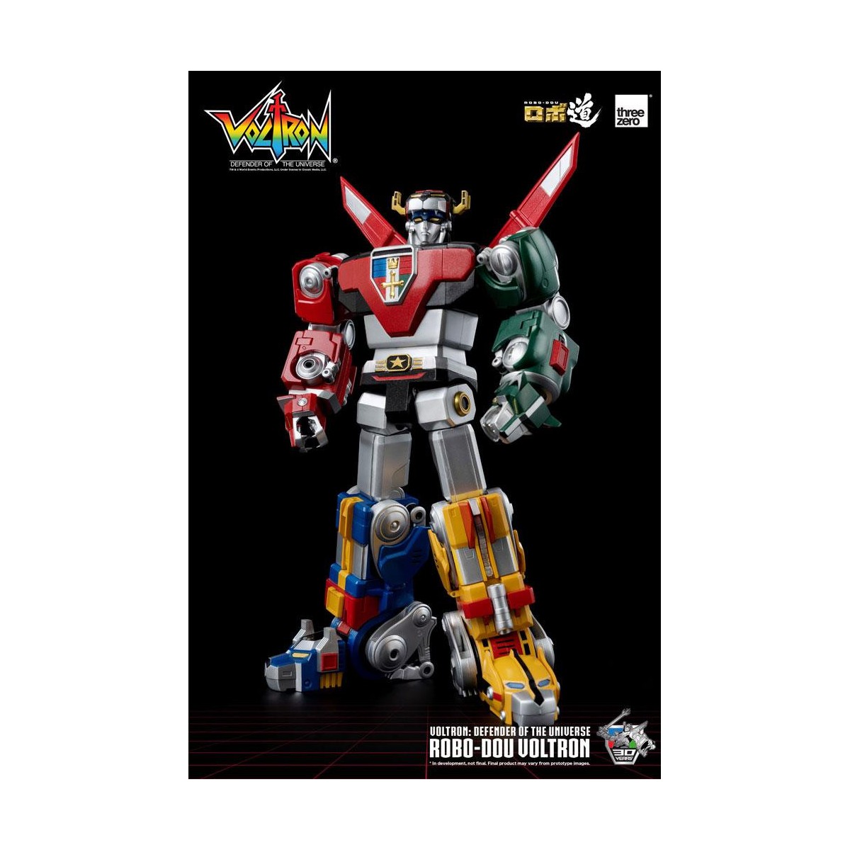 Three Zero - Voltron: Defender of the Universe action figure Robo-Dou Voltron