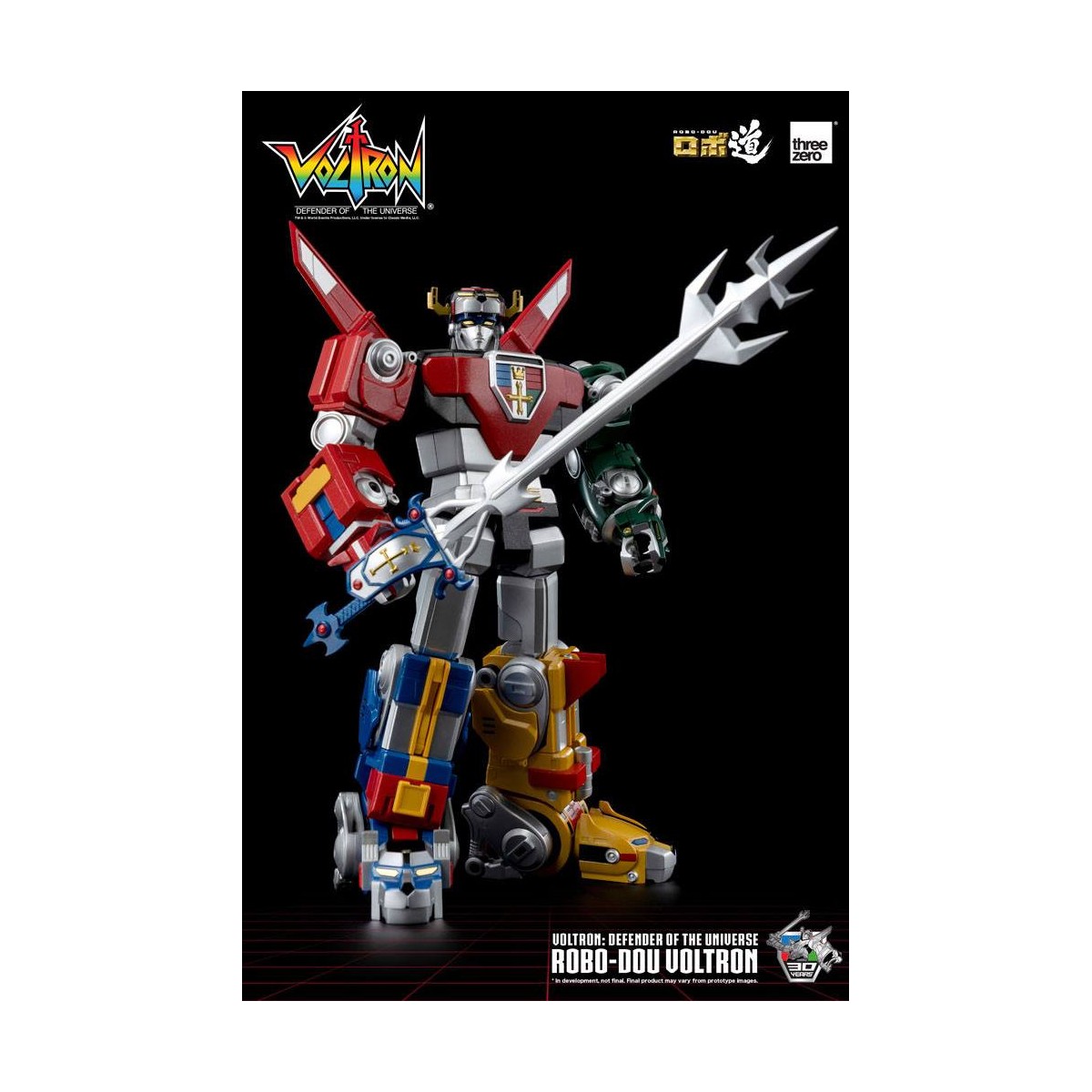 Three Zero - Voltron: Defender of the Universe action figure Robo-Dou Voltron