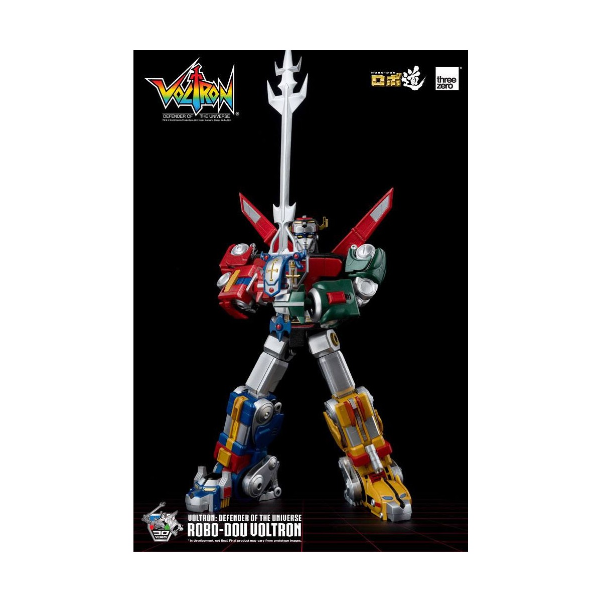 Three Zero - Voltron: Defender of the Universe action figure Robo-Dou Voltron