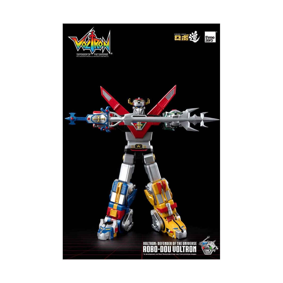 Three Zero - Voltron: Defender of the Universe action figure Robo-Dou Voltron