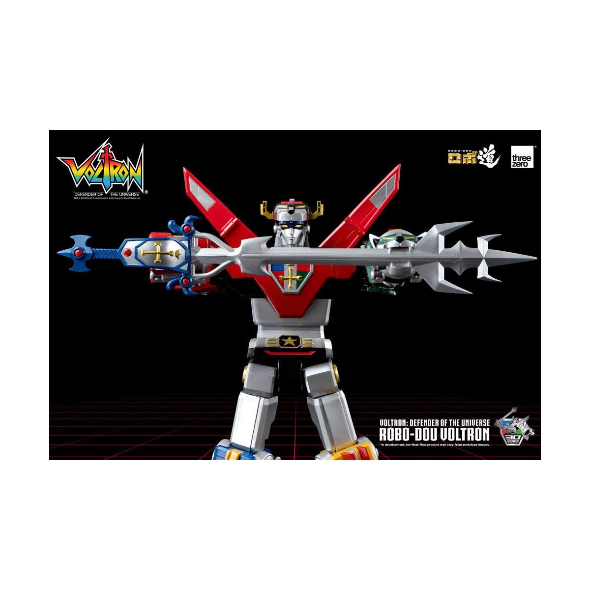 Three Zero - Voltron: Defender of the Universe action figure Robo-Dou Voltron