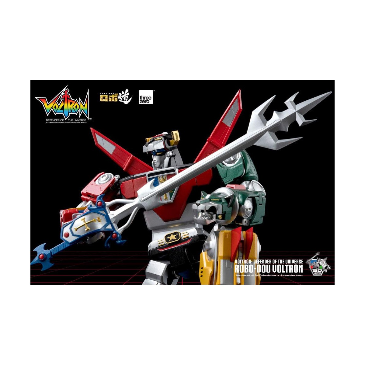 Three Zero - Voltron: Defender of the Universe action figure Robo-Dou Voltron