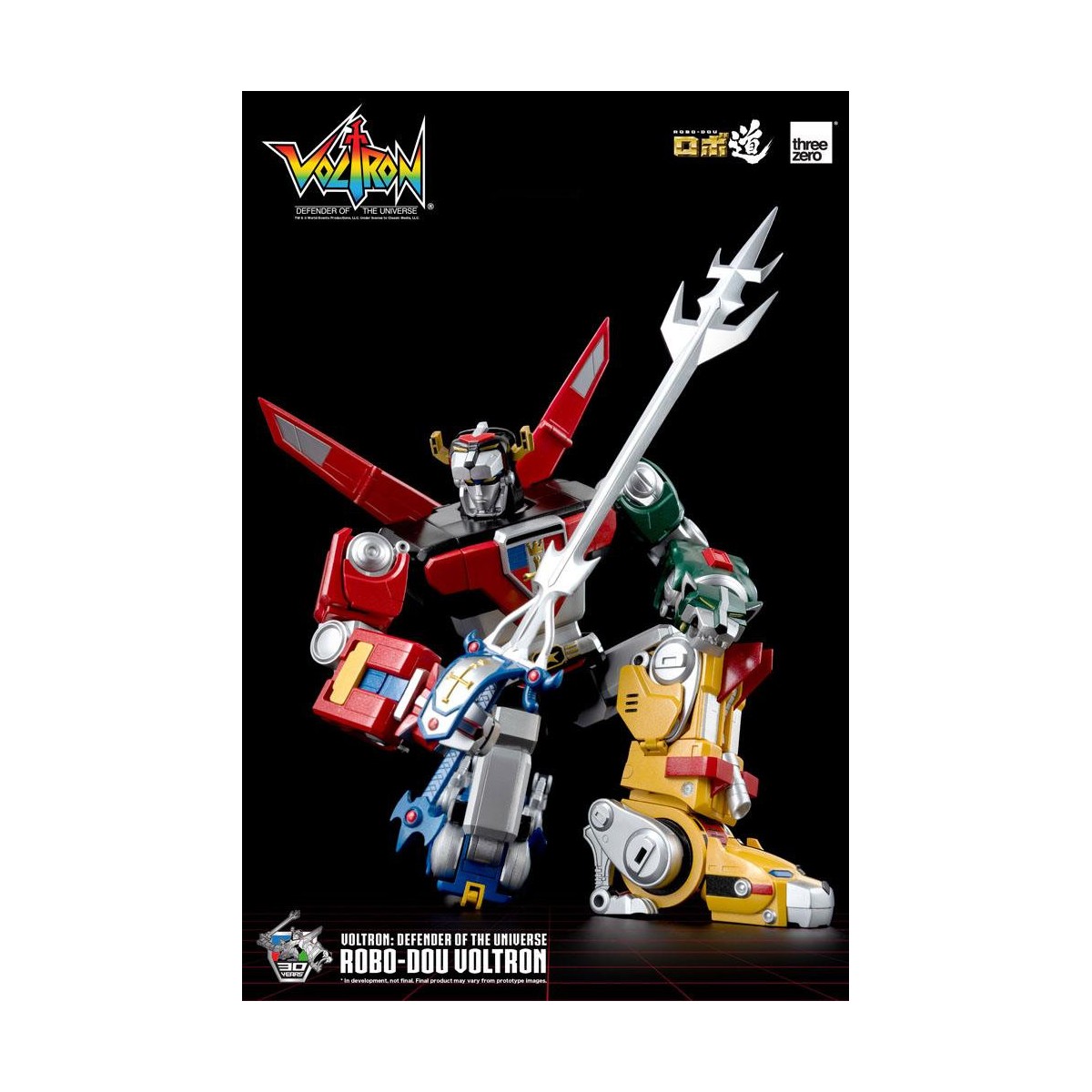 Three Zero - Voltron: Defender of the Universe action figure Robo-Dou Voltron