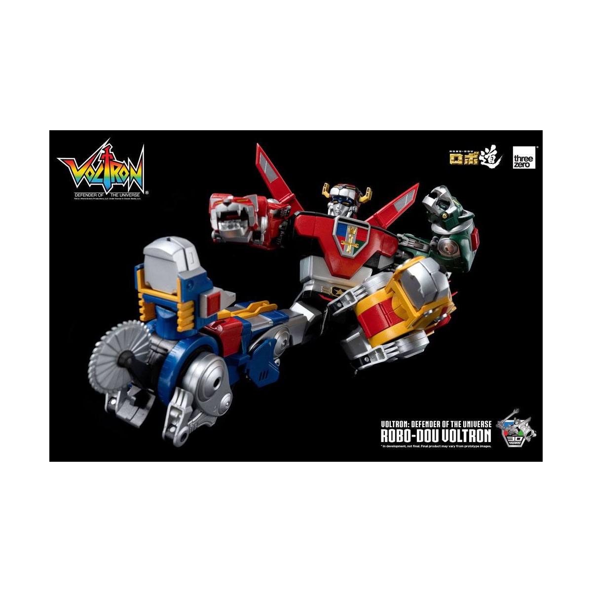 Three Zero - Voltron: Defender of the Universe action figure Robo-Dou Voltron