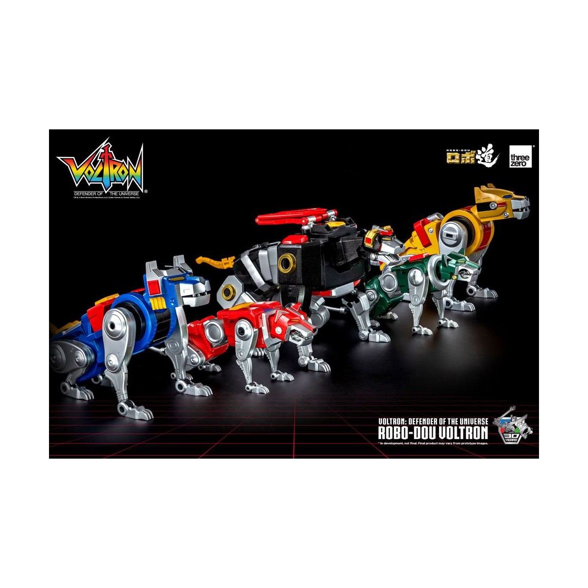 Three Zero - Voltron: Defender of the Universe action figure Robo-Dou Voltron