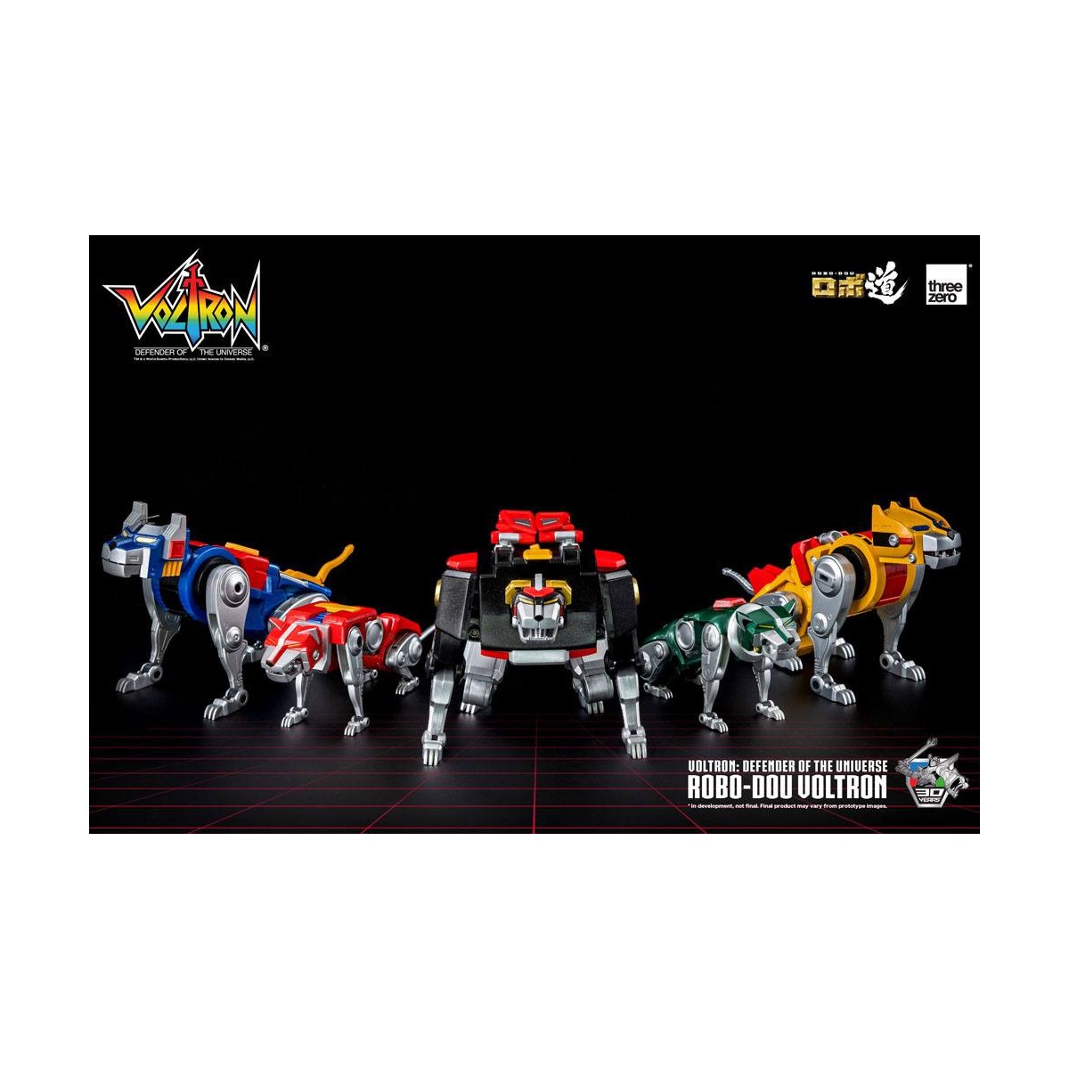 Three Zero - Voltron: Defender of the Universe action figure Robo-Dou Voltron