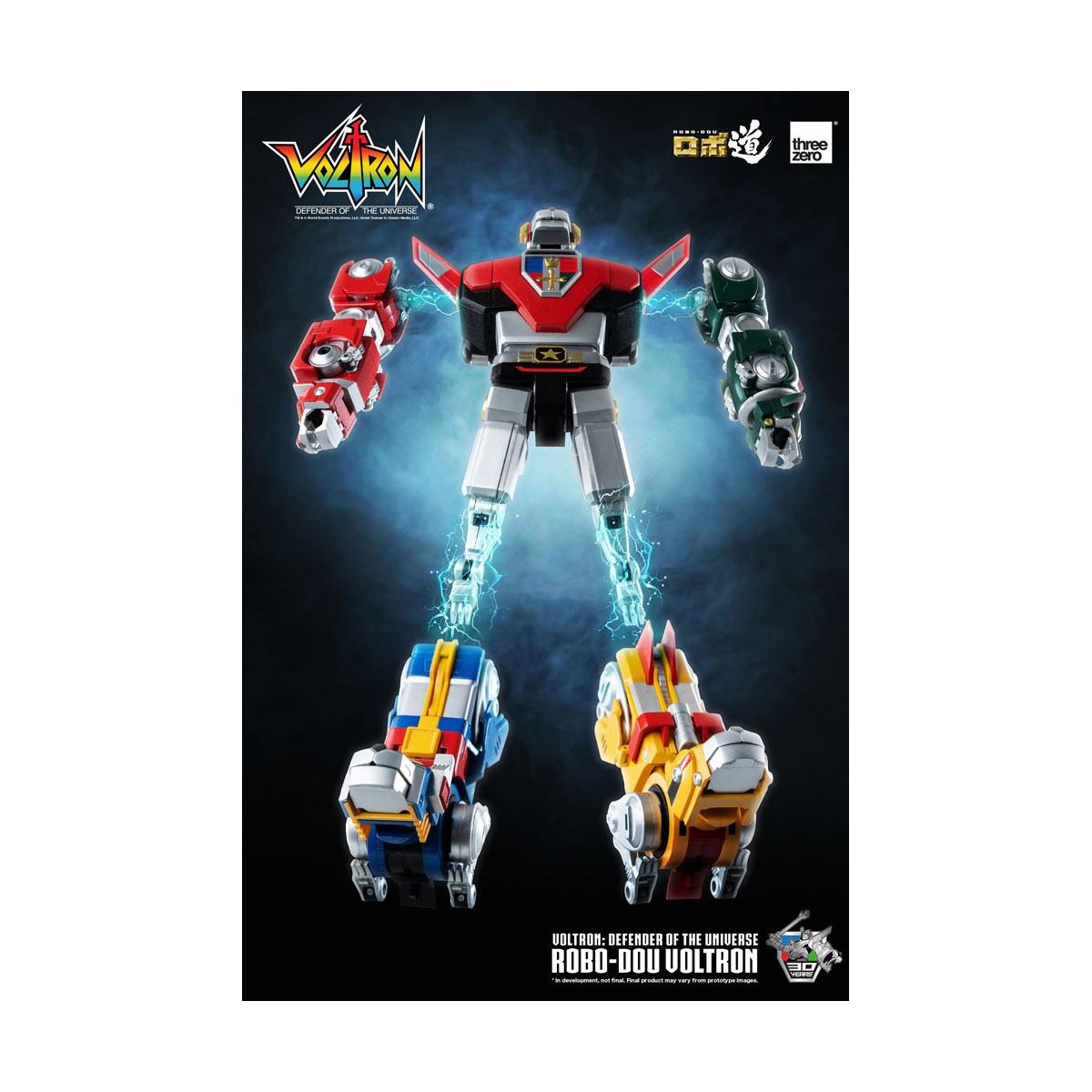 Three Zero - Voltron: Defender of the Universe action figure Robo-Dou Voltron