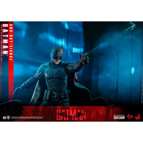 Hot toys - THE BATMAN AND BAT-SIGNAL Movie Masterpiece 1/6