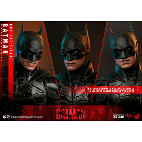 Hot toys - THE BATMAN AND BAT-SIGNAL Movie Masterpiece 1/6
