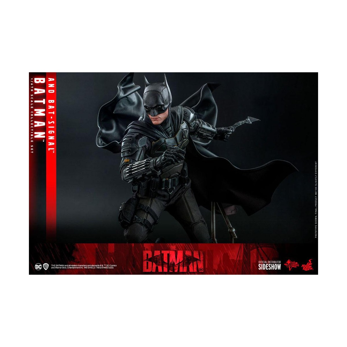 Hot toys - THE BATMAN AND BAT-SIGNAL Movie Masterpiece 1/6
