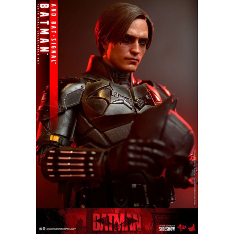 Hot toys - THE BATMAN AND BAT-SIGNAL Movie Masterpiece 1/6