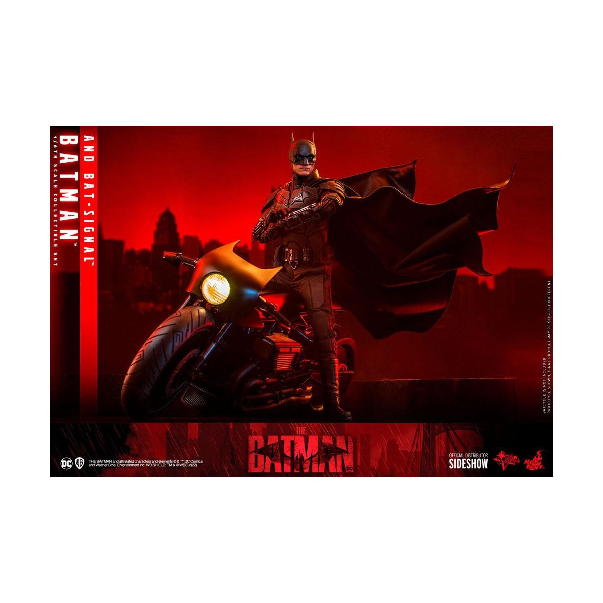 Hot toys - THE BATMAN AND BAT-SIGNAL Movie Masterpiece 1/6