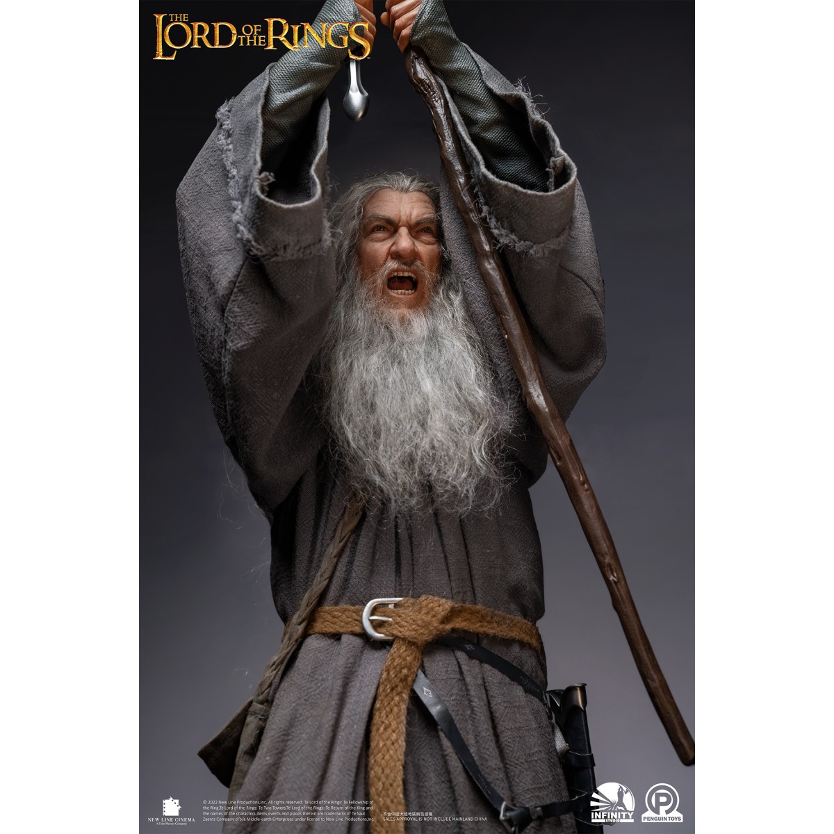 Infinity Studio X Penguin Toys - Gandalf the Grey Ultimate Edition Half Size Statue Master Forge Series- 1/2