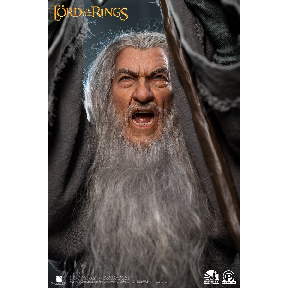 Infinity Studio X Penguin Toys - Gandalf the Grey Ultimate Edition Half Size Statue Master Forge Series- 1/2