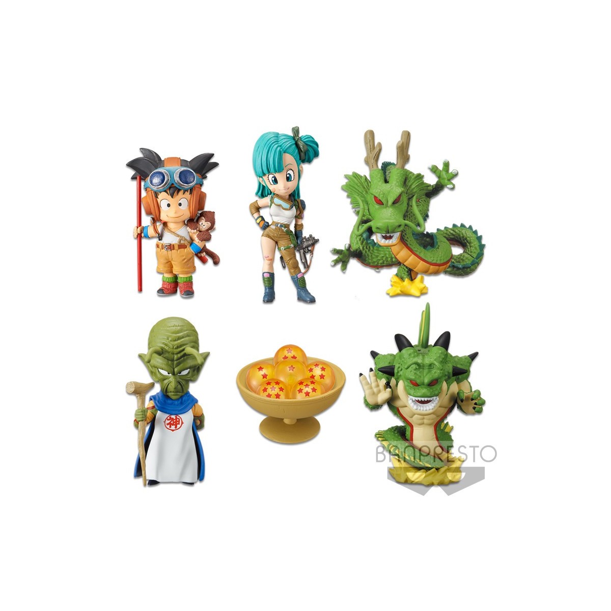 Banpresto Dragonball - WCF - TREASURE RALLY Vol.2 - Set of 6 Figures