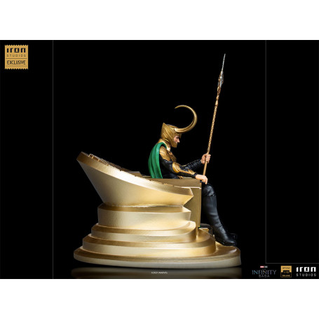 Iron Studios - Marvel Comics Loki on Throne 1/10 BDS Art Scale CCXP 2021 Exclusive