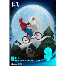Beast Kingdom Disney diorama E.T. the alien - PVC D-Stage Iconic Movie Scene