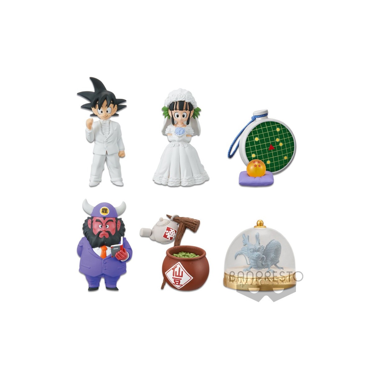 Banpresto Dragonball - WCF - TREASURE RALLY Vol.1 - Set of 6 Figures