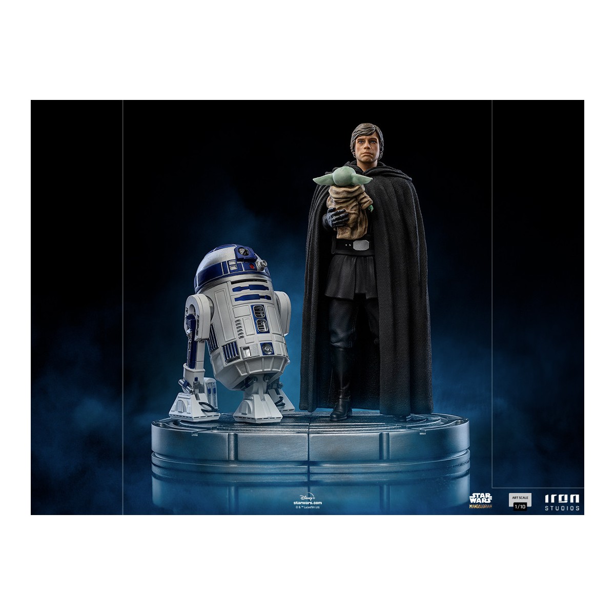 IRON STUDIOS - Luke Skywalker & Grogu BDS Art Scale 1/10 - Star Wars The Mandalorian