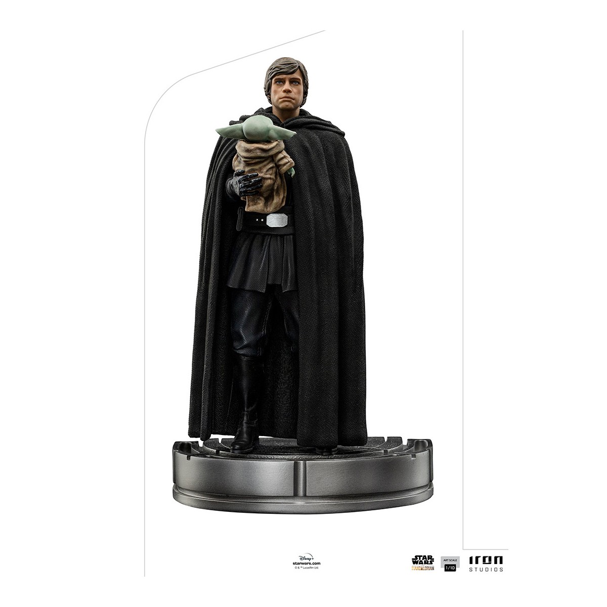 IRON STUDIOS - Luke Skywalker & Grogu BDS Art Scale 1/10 - Star Wars The Mandalorian