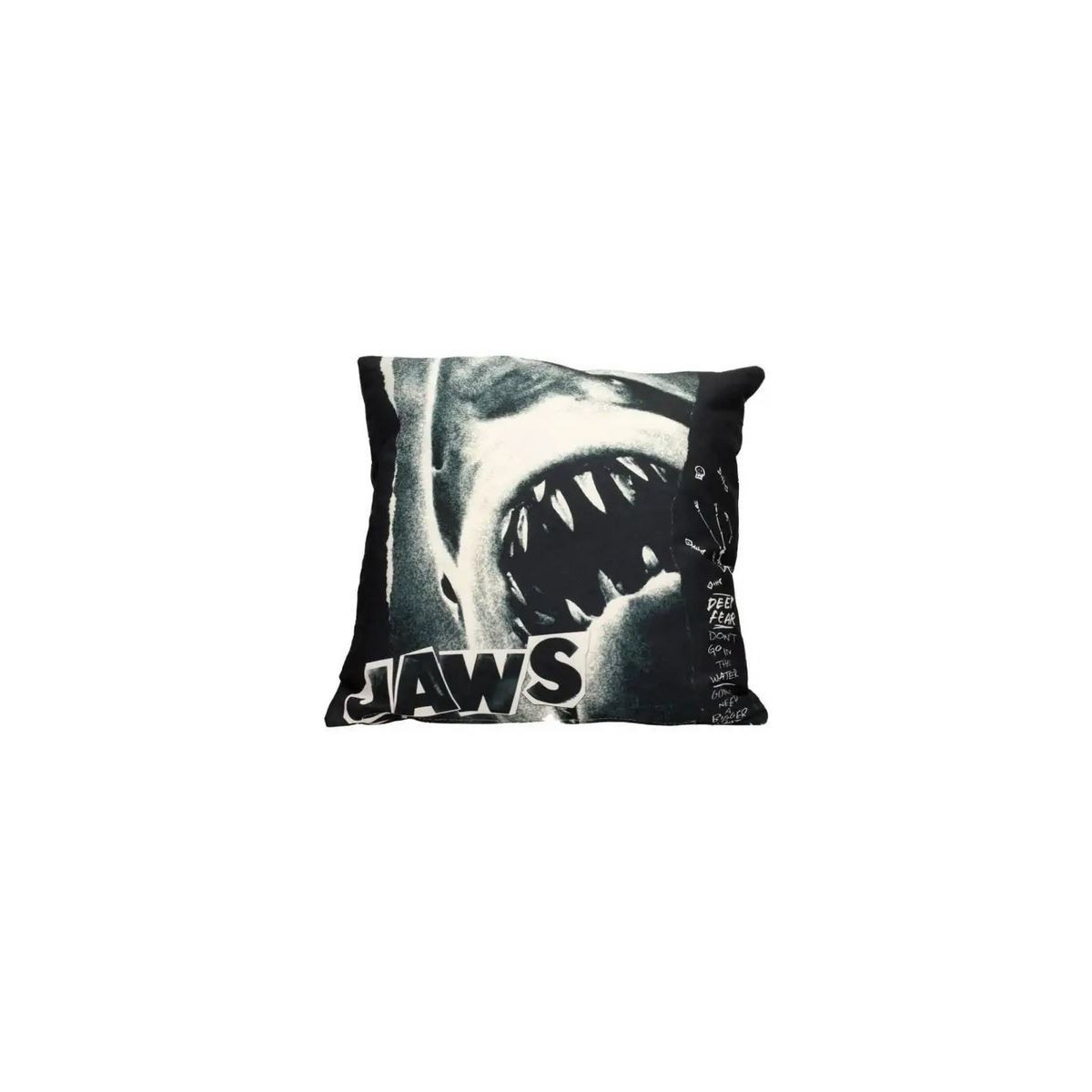 SD Toys - JAWS pillow - Jaws movie poster Black and White