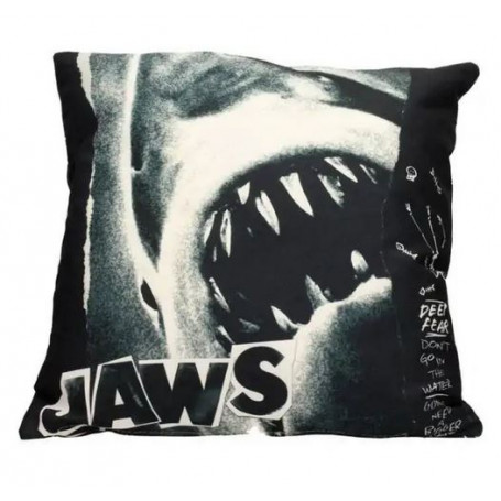 SD Toys - JAWS pillow - Jaws movie poster Black and White