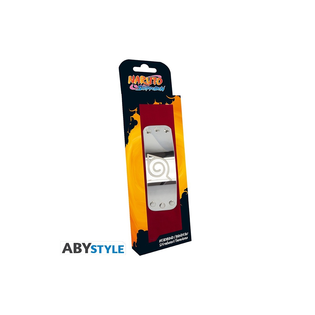 ABYstyle - NARUTO SHIPPUDEN - Headband - Konoha Red