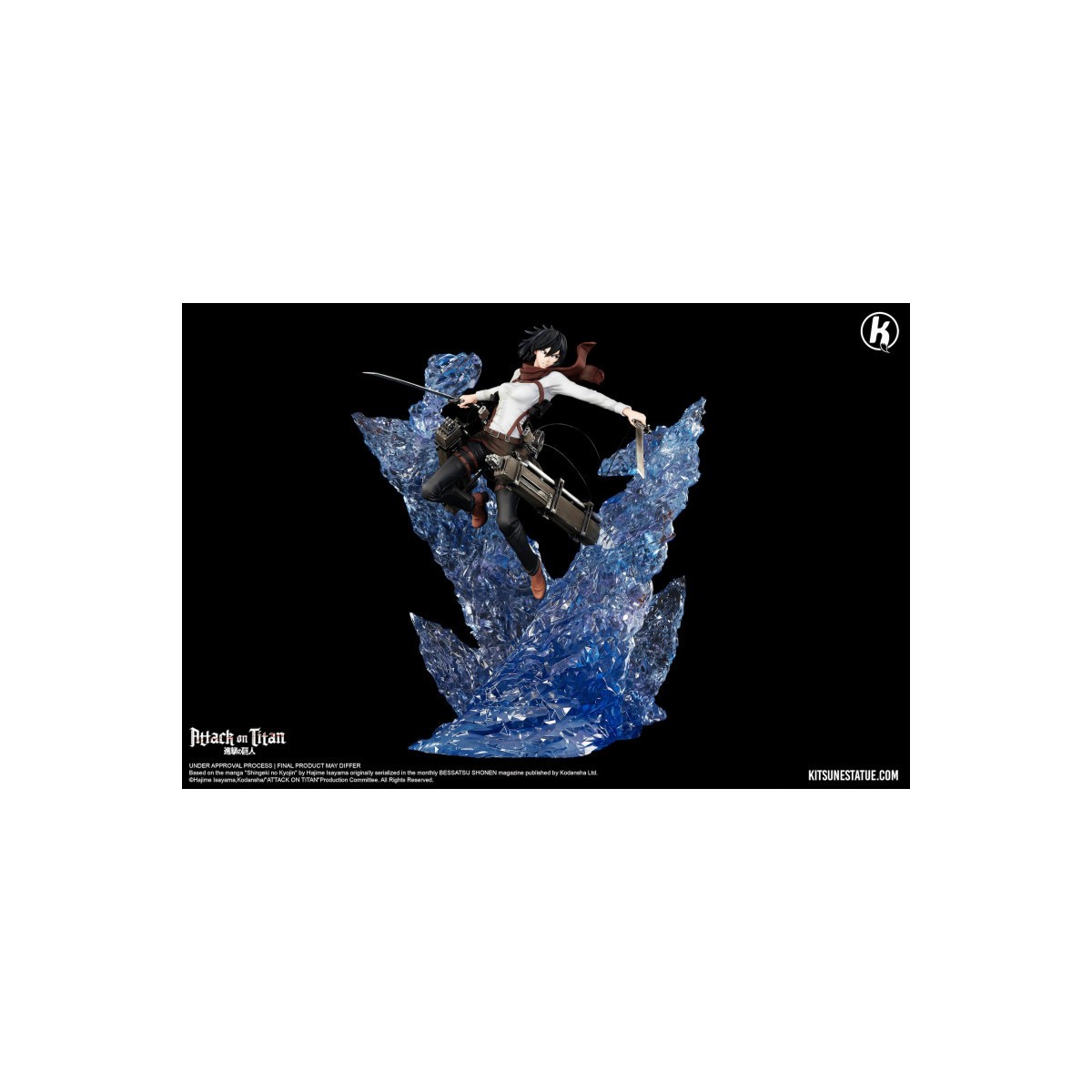 Kitsune - Attack of the Titans - Mikasa Ackerman 