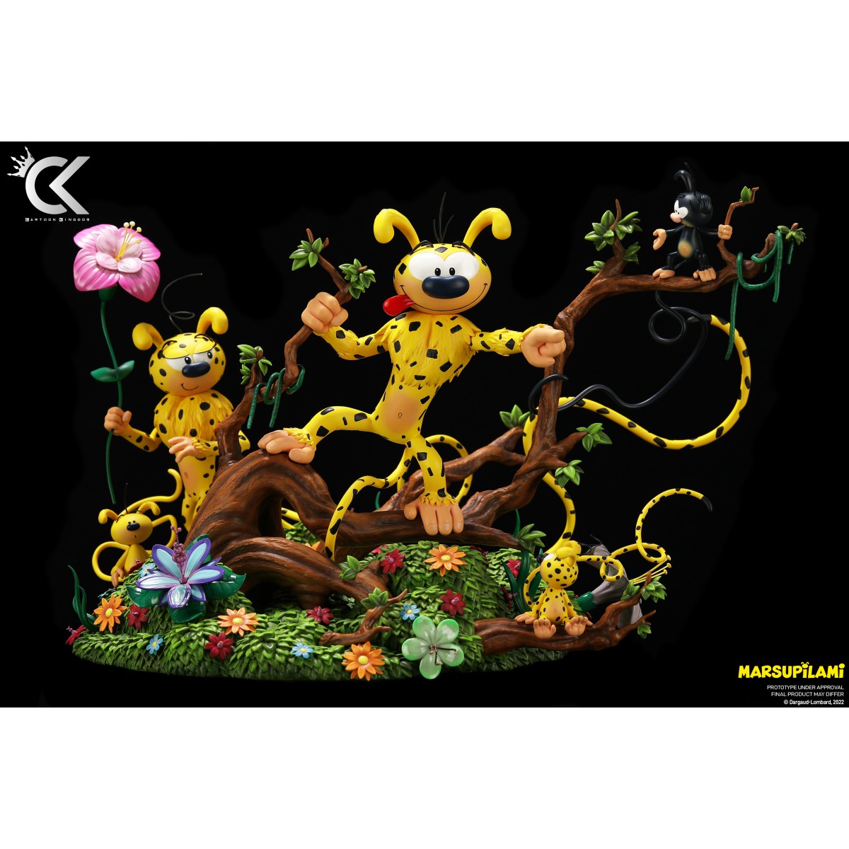 Cartoon Kingdom - The Marsupilami family diorama 1/6 
