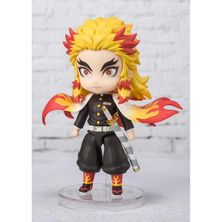 Bandai MINI Figuarts figure - KYOJURO RENGOKU FLAME BREATHING - Demon Slayer KIMETSU NO YAIBA