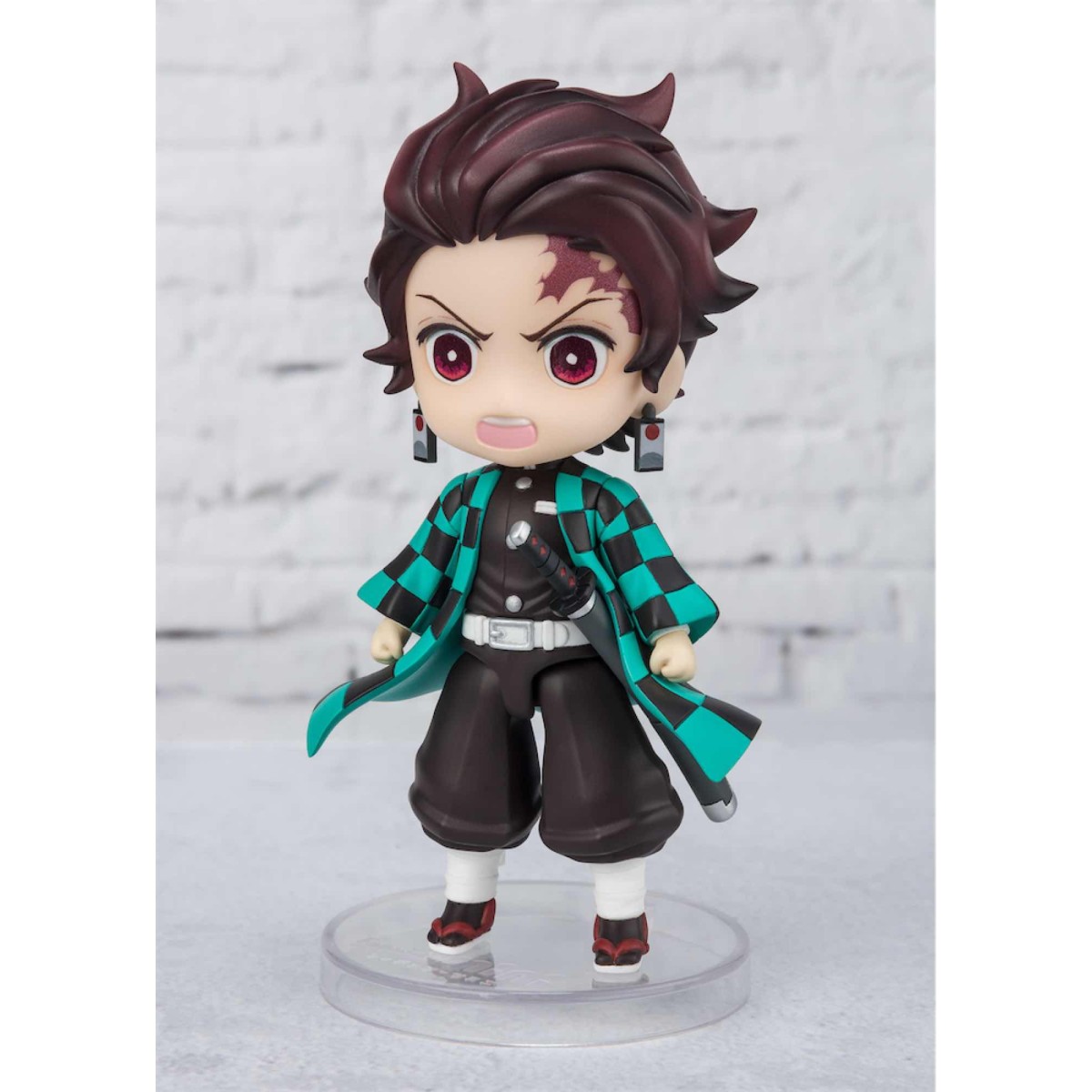 Bandai MINI Figuarts figure - TANJIRO KAMADO Water Breathing - Demon Slayer KIMETSU NO YAIBA