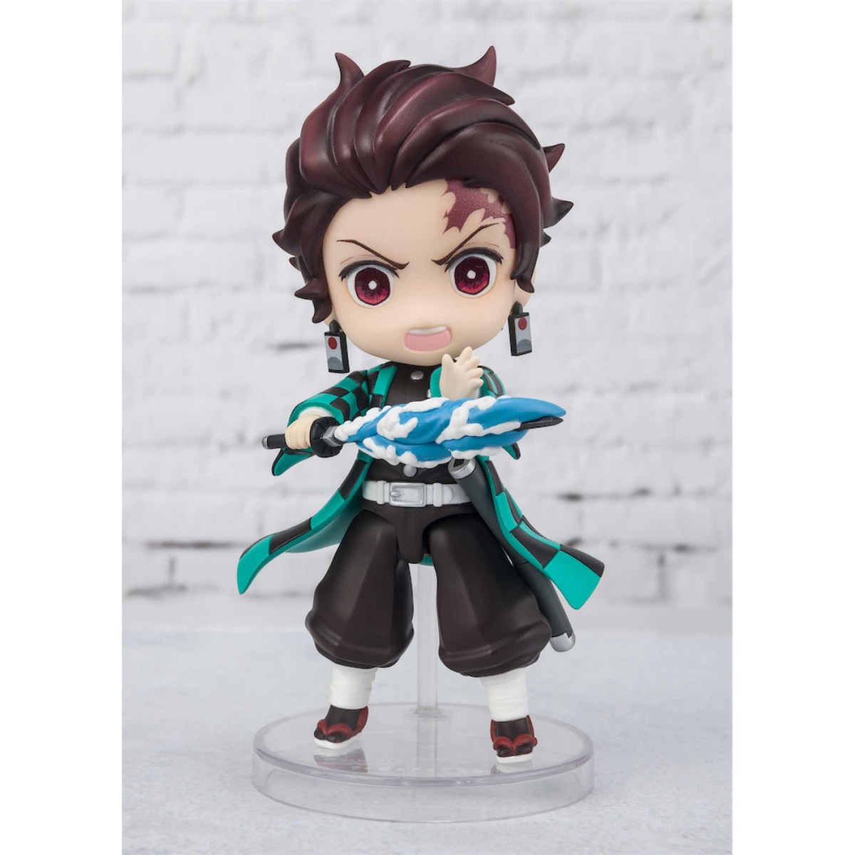 Bandai MINI Figuarts figure - TANJIRO KAMADO Water Breathing - Demon Slayer KIMETSU NO YAIBA