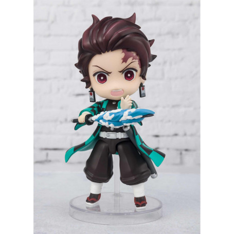 Bandai MINI Figuarts figure - TANJIRO KAMADO Water Breathing - Demon Slayer KIMETSU NO YAIBA